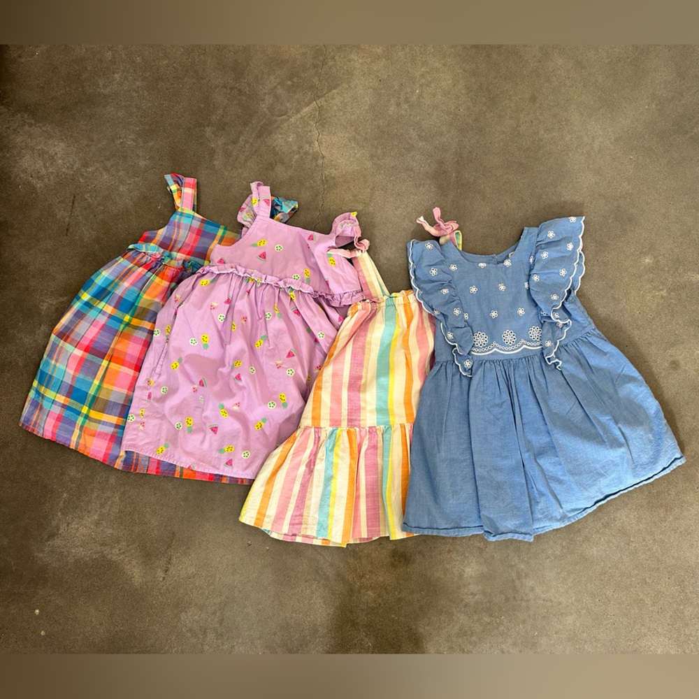 Sets of 4 Toddler Girls Dress size 3 pre owned